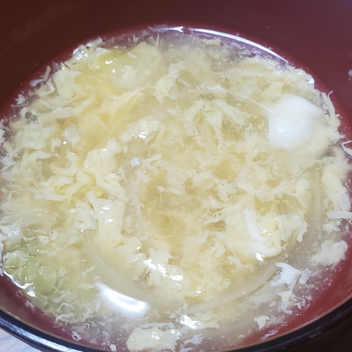 サンラータン風卵スープ